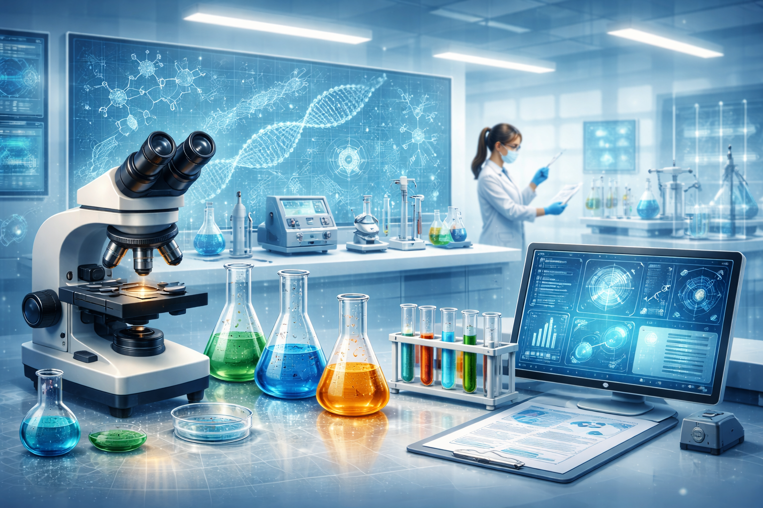Imagem institucional da página Laboratórios